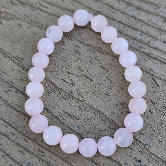 KarmaKreations Jewelry - Rose Quartz Handmade Bracelet